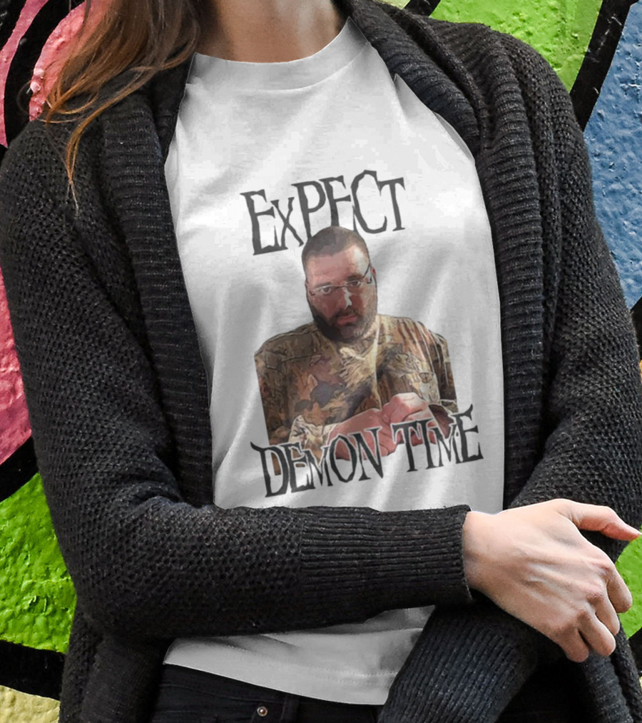 Expect Demon Time Clergy Camo T-Shirt