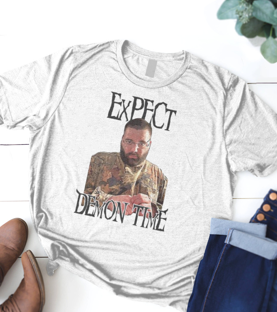 Expect Demon Time Clergy Camo T-Shirt