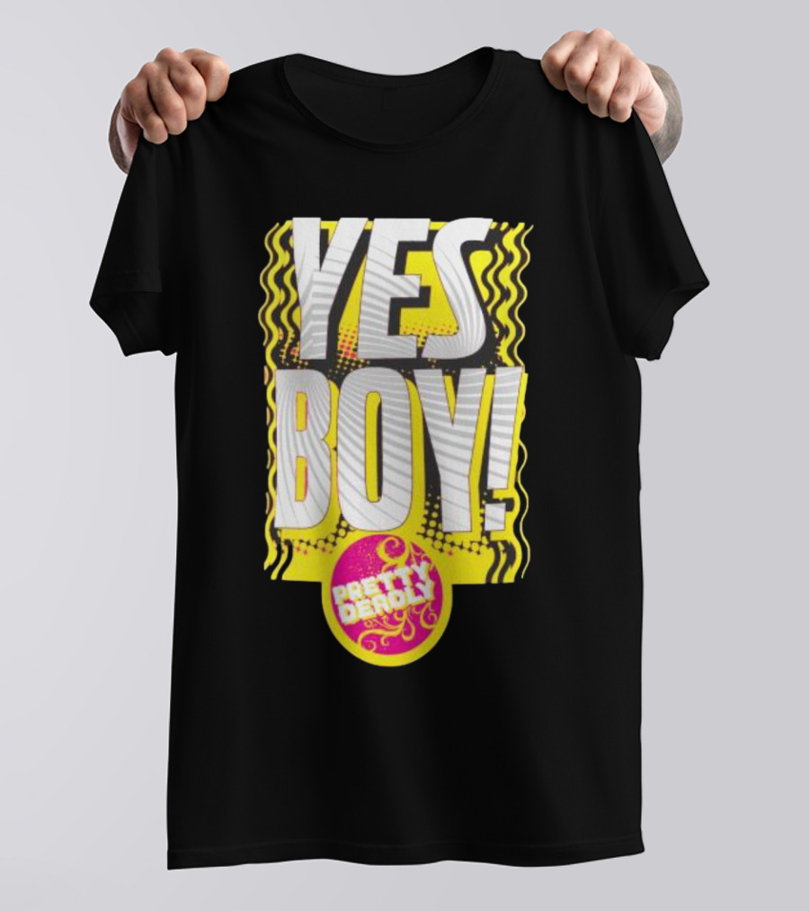 Yes Boy Pretty Deadly Neon Style Burst T-Shirt