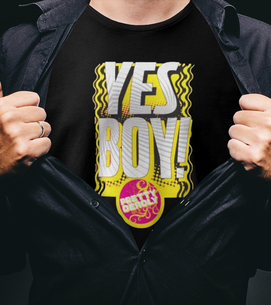 Yes Boy Pretty Deadly Neon Style Burst T-Shirt