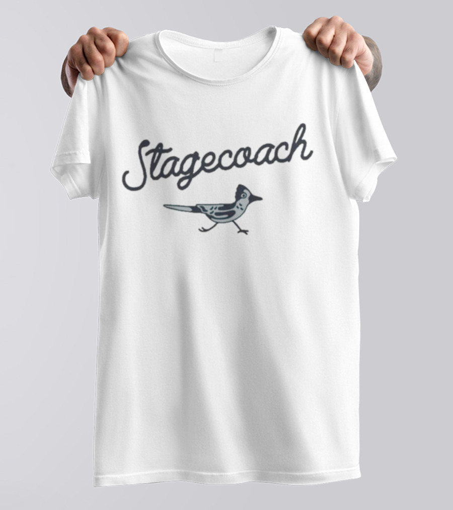 Seattle Kraken Stagecoach Road Runner Bird T-Shirt