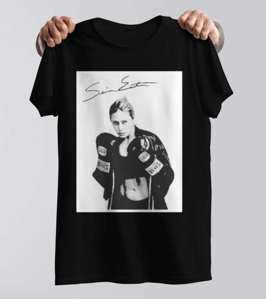Seniesa Estrada SuperBad Boxing Iconic Reyes Gloves T-Shirt