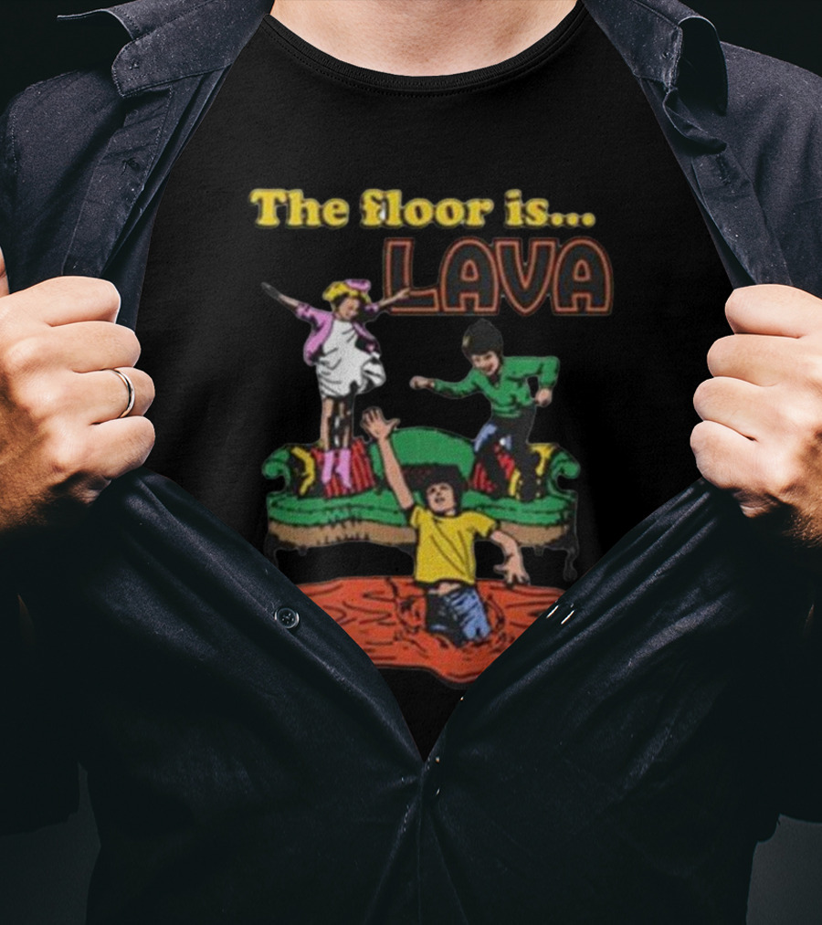 The Floor Is Lava Couch Jump Adventure T-Shirt