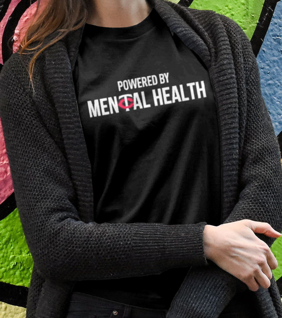 Powered By Twins Mental Health T-Shirt