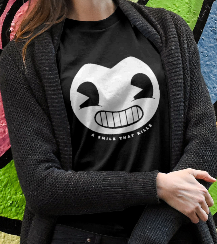 Bendy Head Smile A Smile That Kills Iconic Face T-Shirt