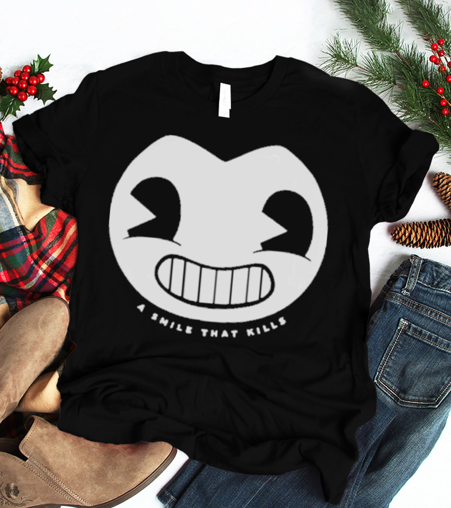 Bendy Head Smile A Smile That Kills Iconic Face T-Shirt
