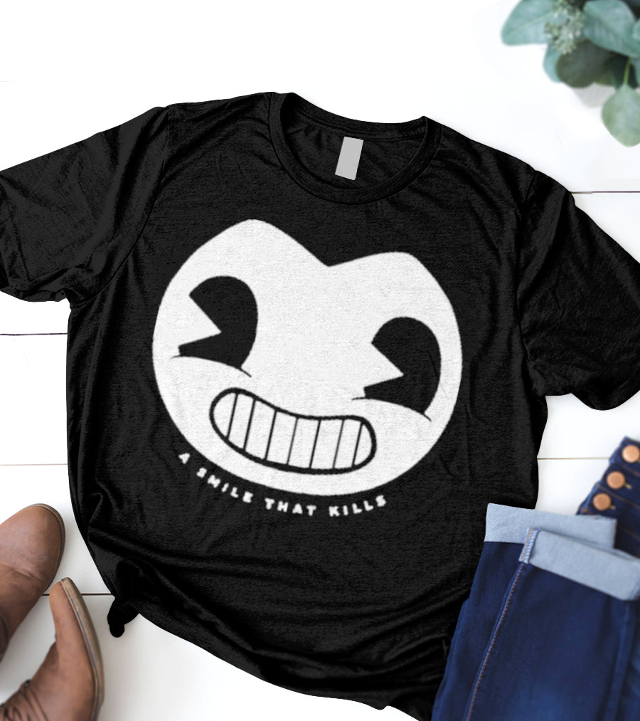 Bendy Head Smile A Smile That Kills Iconic Face T-Shirt