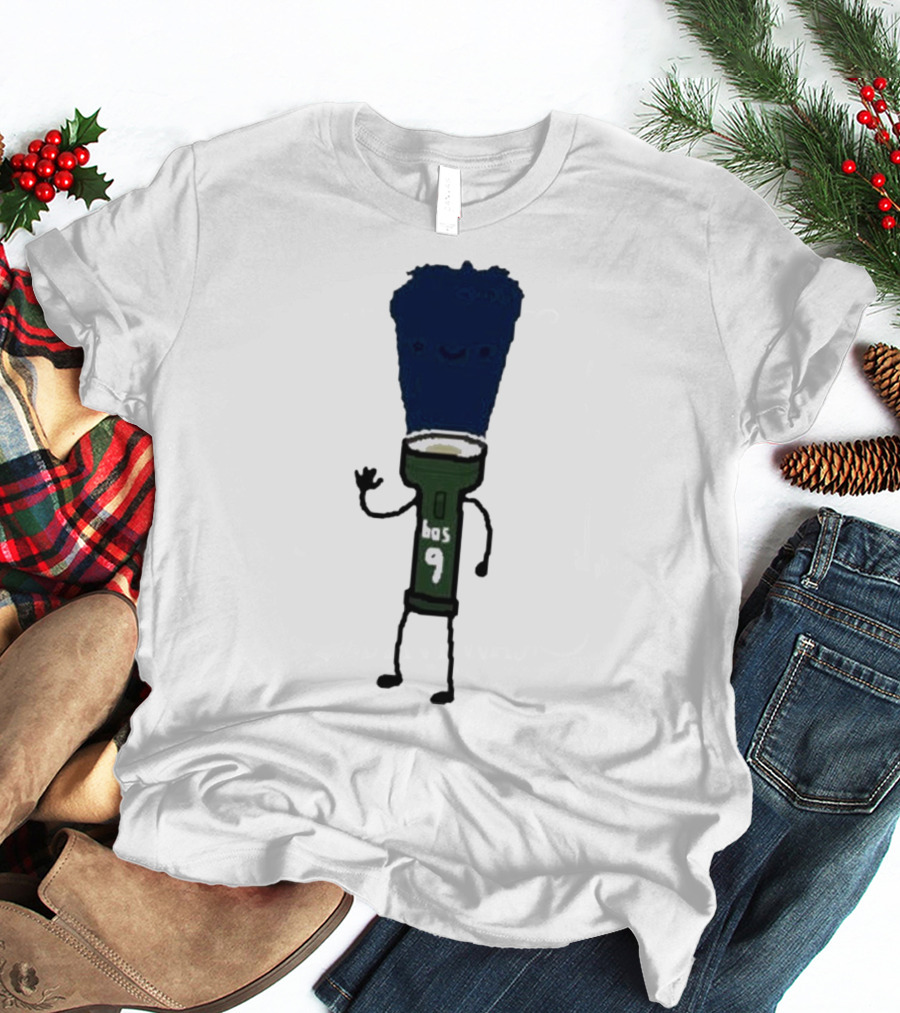 Derrick Light Boston 9 Flashlight Character T-Shirt