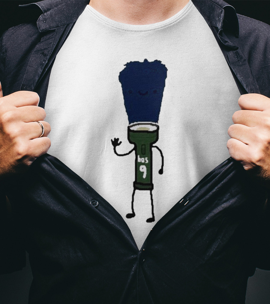 Derrick Light Boston 9 Flashlight Character T-Shirt