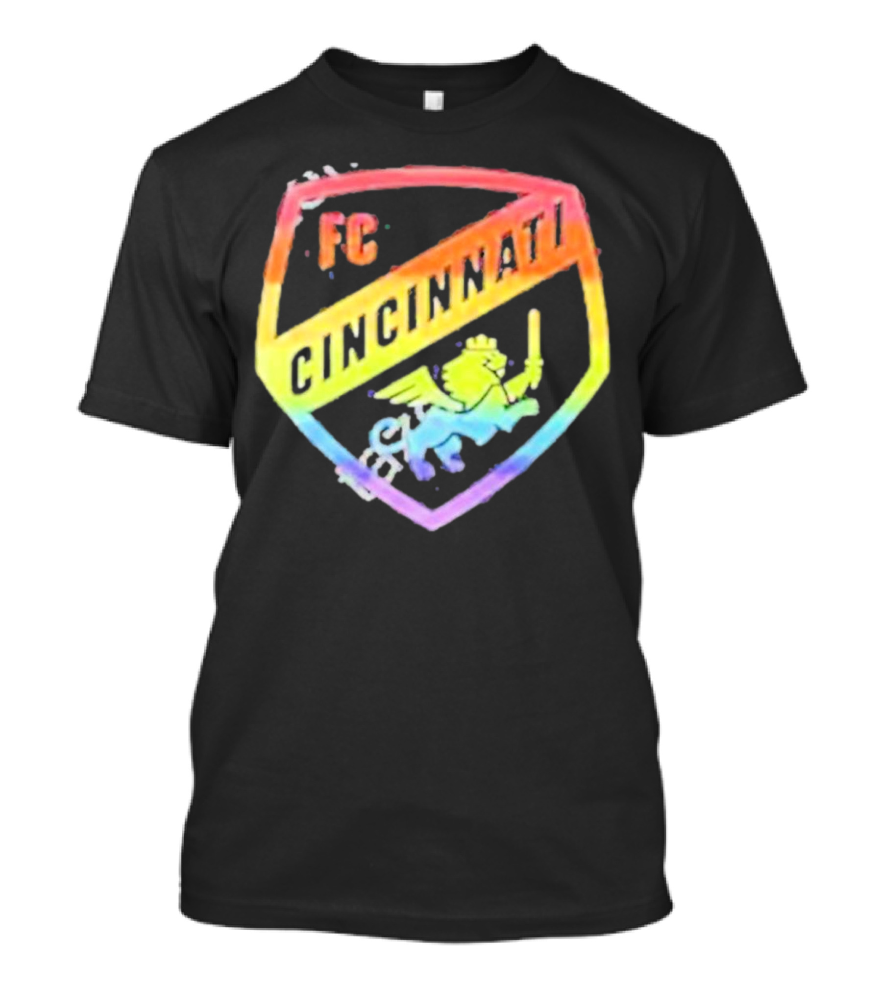 FC Cincinnati Rainbow Pride Shield T-Shirt