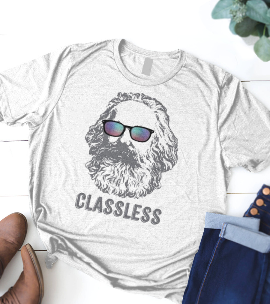 Karl Marx Classless Sunglasses T-Shirt
