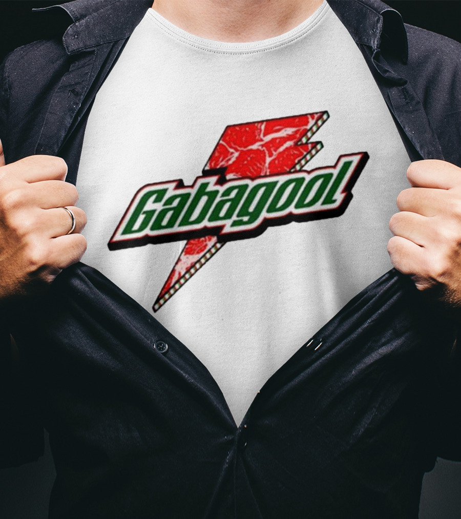 Kevin Finnerty Gabagool Heavyweight Lightning Bolt T-Shirt