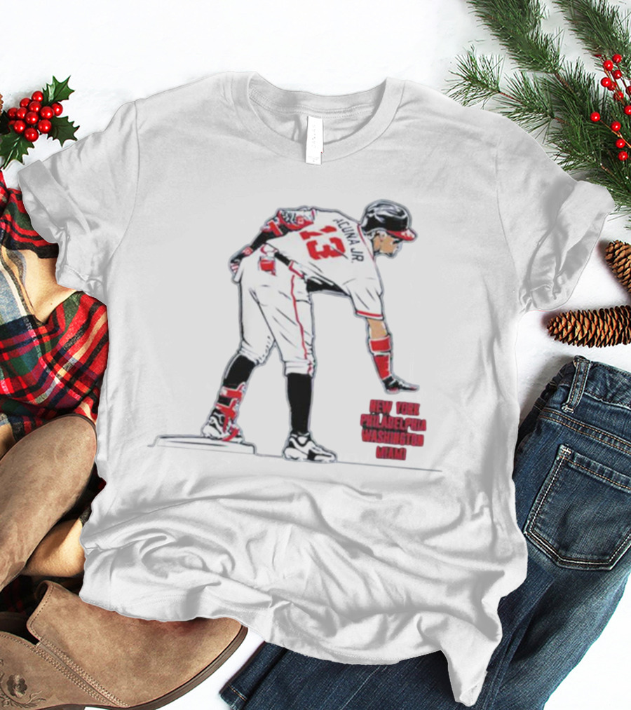 Ronald Acuña Jr New York Philadelphia Washington Miami T-Shirt