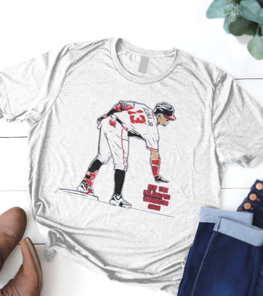 Ronald Acuña Jr New York Philadelphia Washington Miami T-Shirt