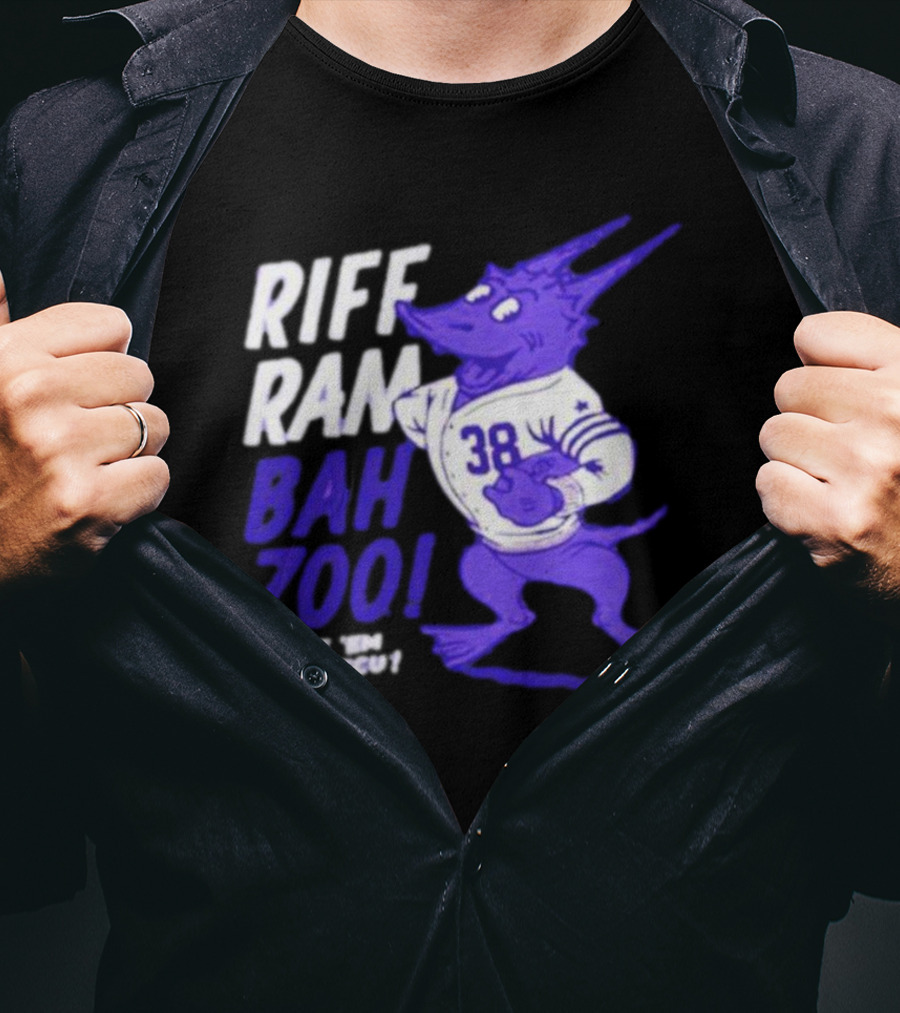 Riff Ram Bah Zoo Give 'Em Hell TCU 38 Horned Frogs Football T-Shirt