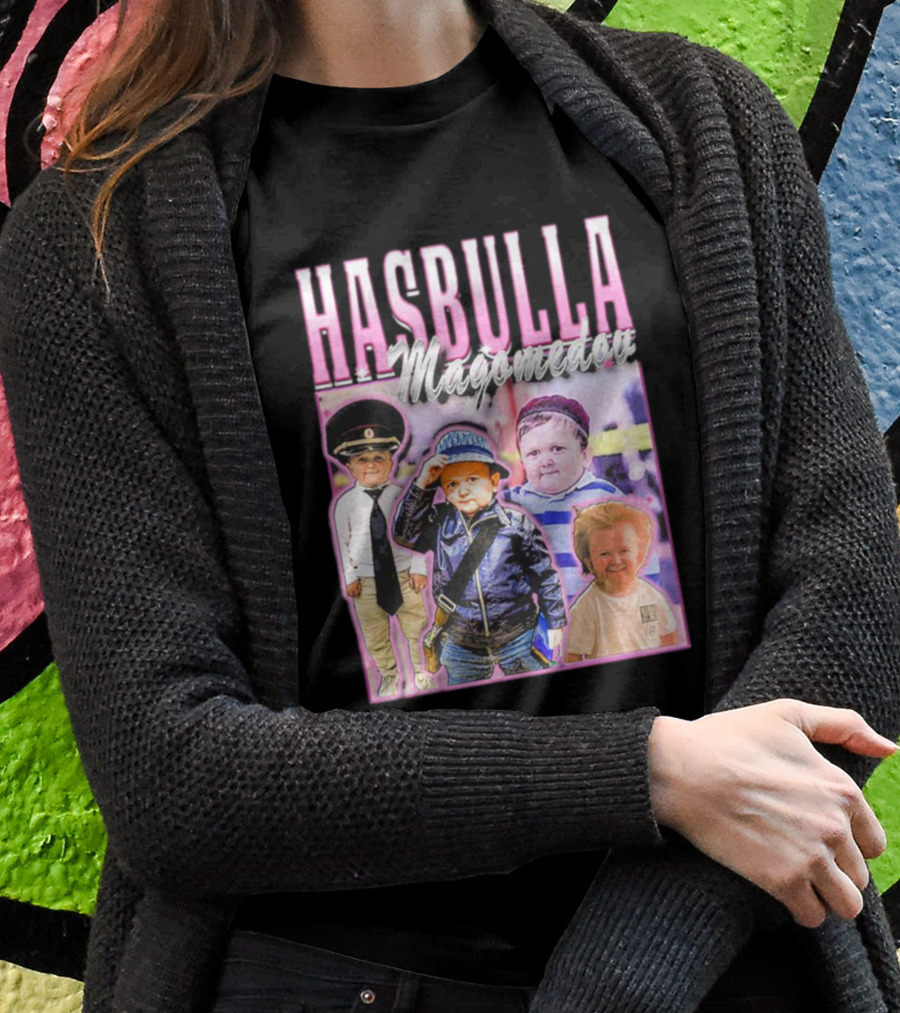 Hasbulla Magomedov Collage With Friday Beers T-Shirt