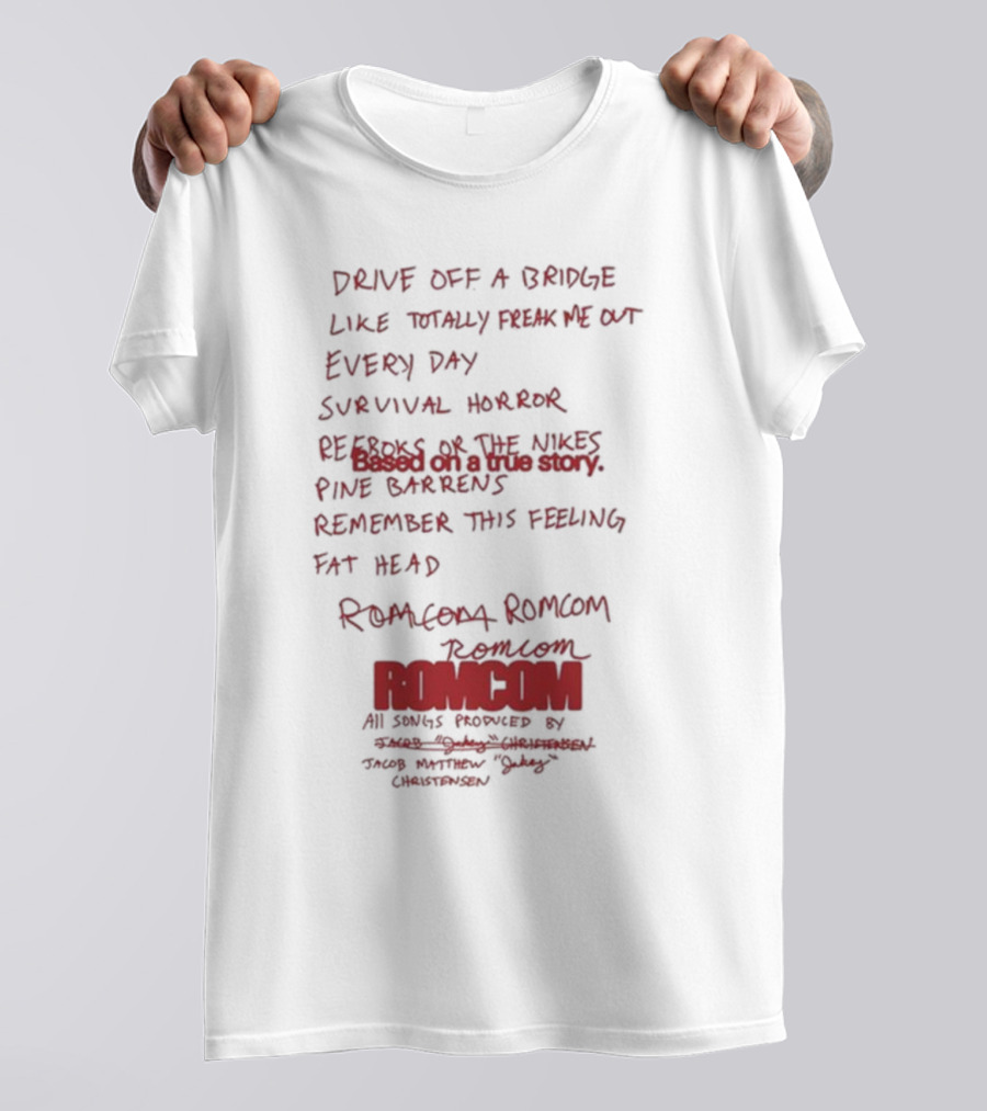Jakey Romcom Drive Off A Bridge Like Totally Freak Me Out Survival Horror T-Shirt