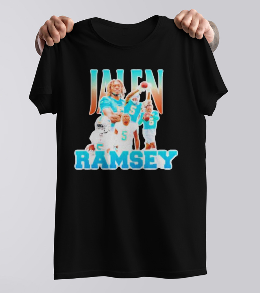 Jalen Ramsey Miami Dolphins Athlete Highlights T-Shirt