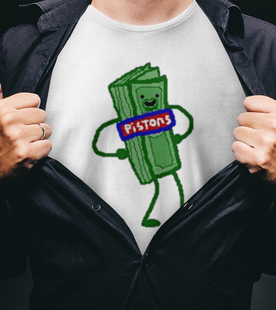 Monty Williams Pistons Money Mascot T-Shirt