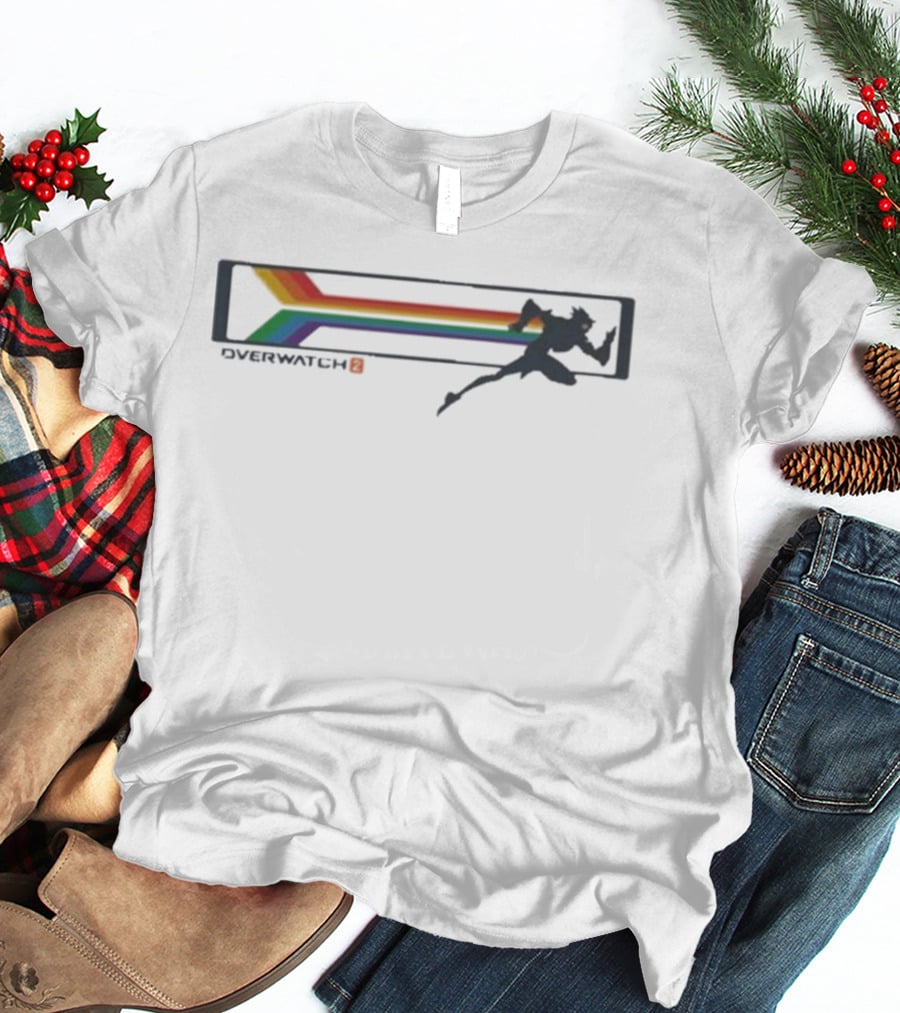 Overwatch 2 Tracer Rainbow Pride T-Shirt