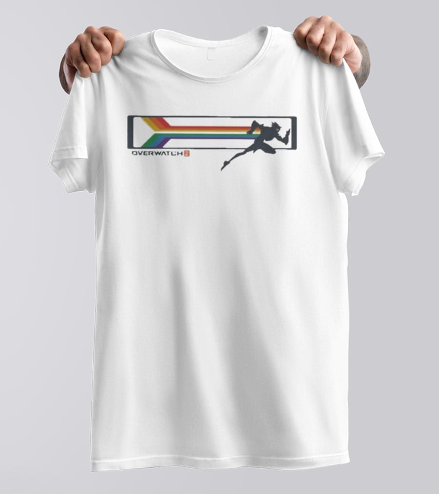 Overwatch 2 Tracer Rainbow Pride T-Shirt