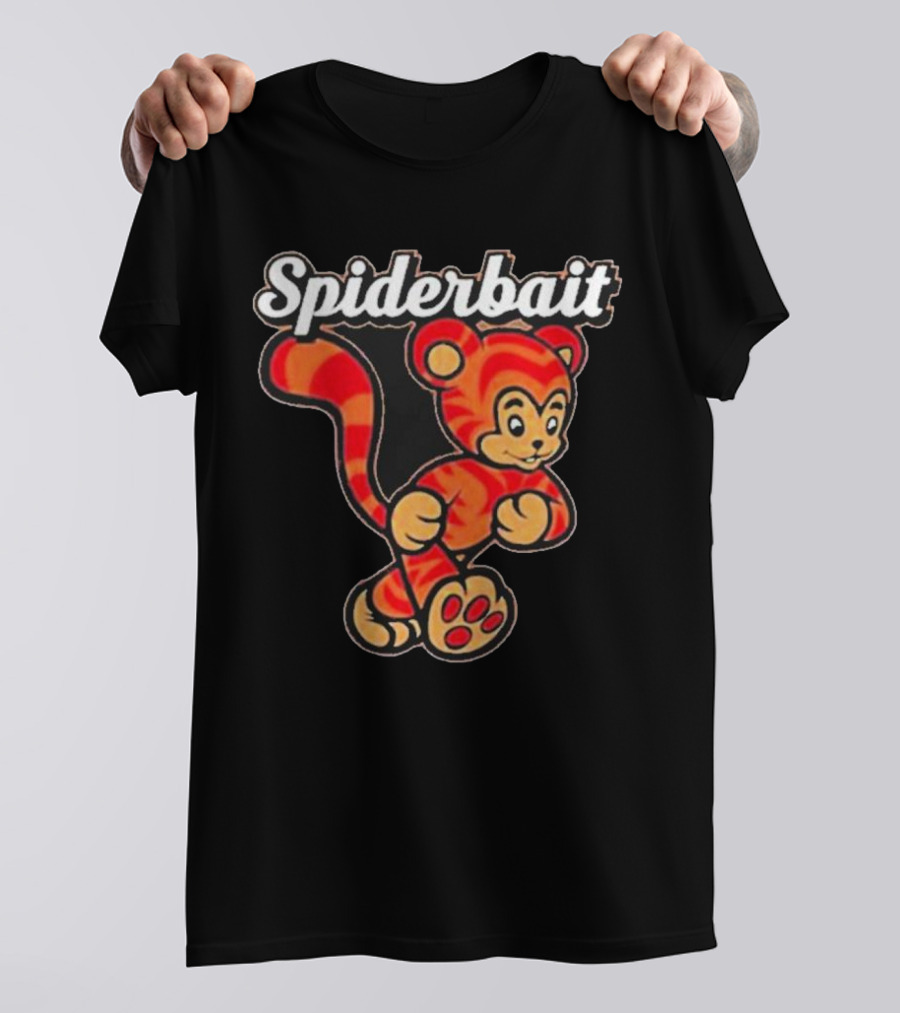 Spiderbait Striped Cartoon Tiger T-Shirt