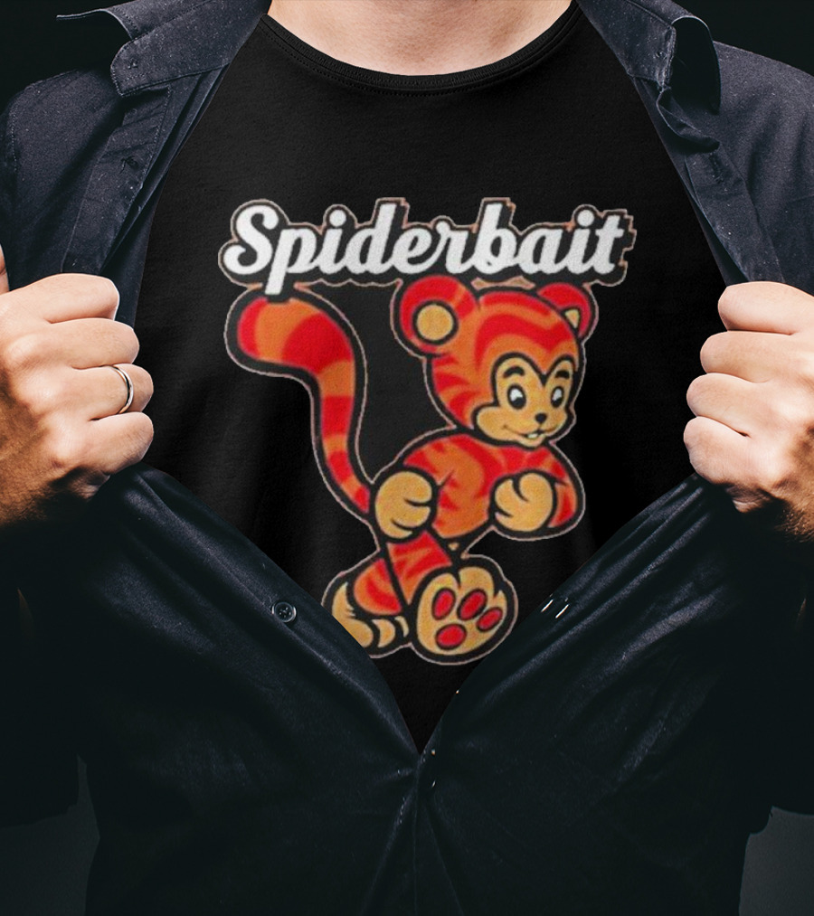 Spiderbait Striped Cartoon Tiger T-Shirt