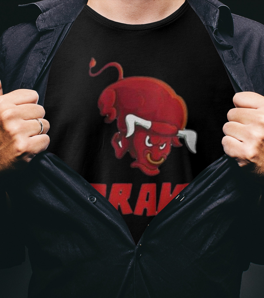 Bravo Red Bull Toro Bravo Charging Bull T-Shirt