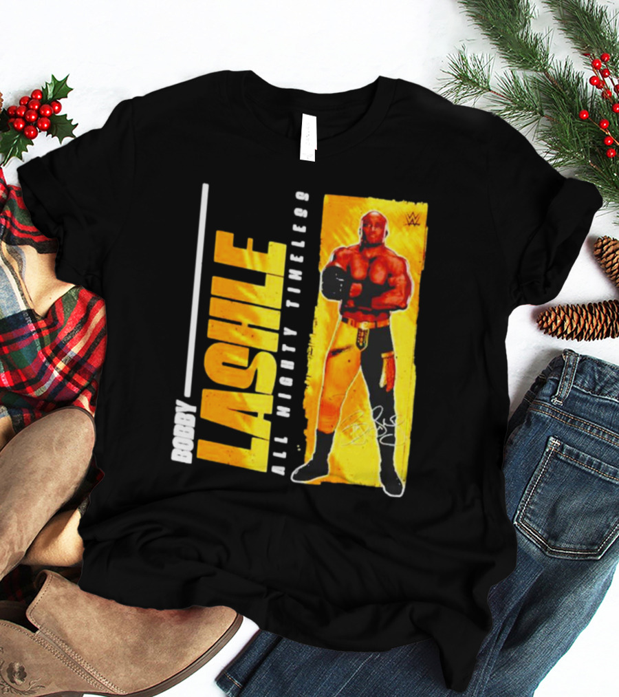Bobby Lashley WWE All Mighty Timeless Champion T-Shirt