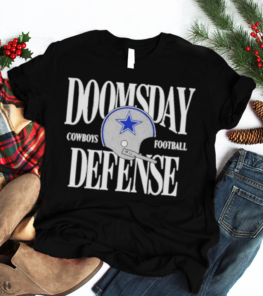 Cowboys Football Doomsday Defense Helmet T-Shirt