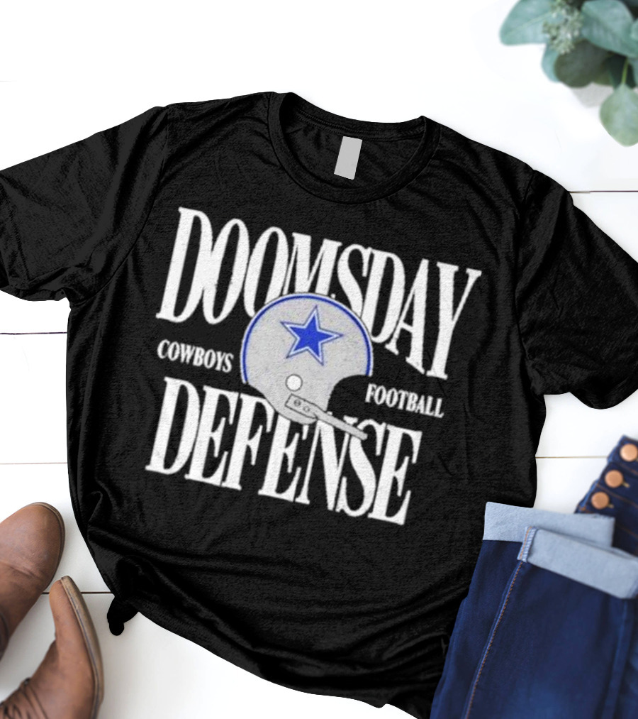Cowboys Football Doomsday Defense Helmet T-Shirt