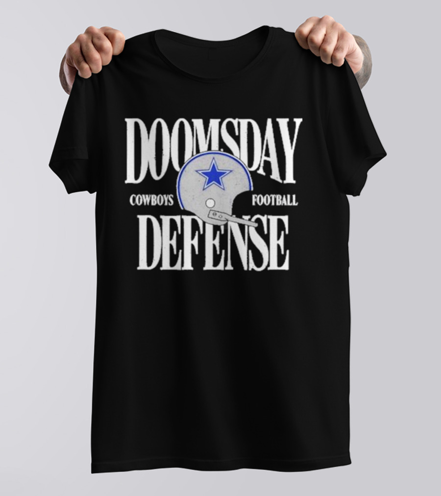 Cowboys Football Doomsday Defense Helmet T-Shirt