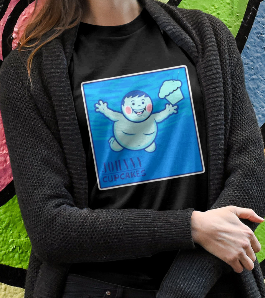 Johnny Cupcakes Swimming Boy With Cupcake T-Shirt