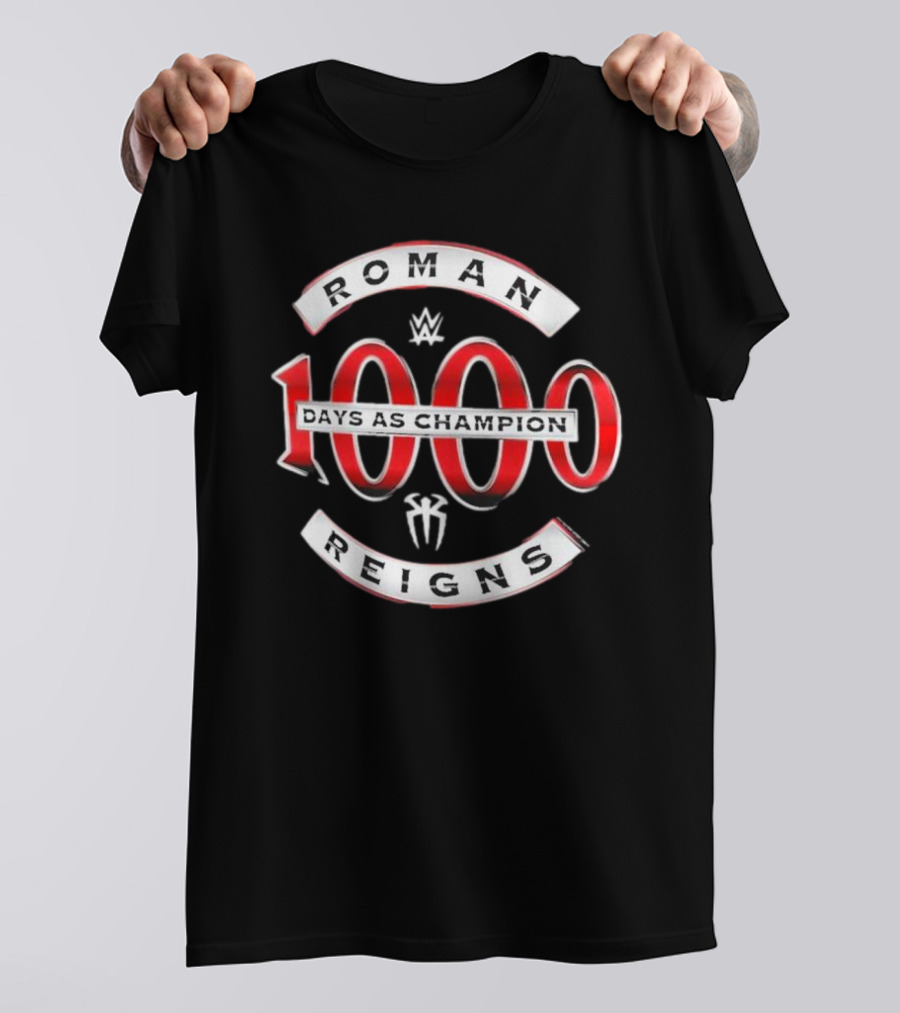 Roman Reigns 1000 Days As Champion WWE T-Shirt