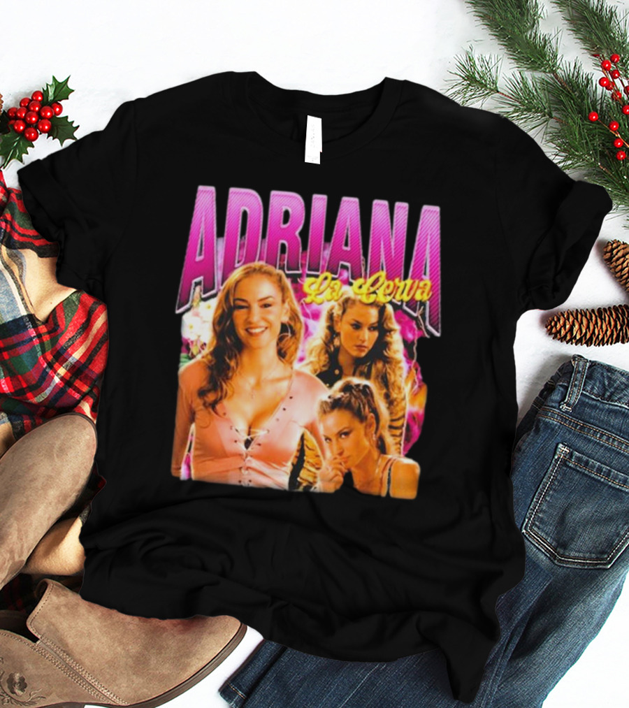 Adriana La Cerva Sopranos Central Character Collage T-Shirt