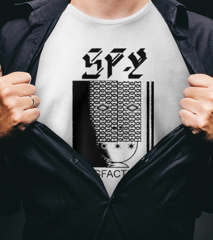 Spy Satisfaction Patterned Mask T-Shirt