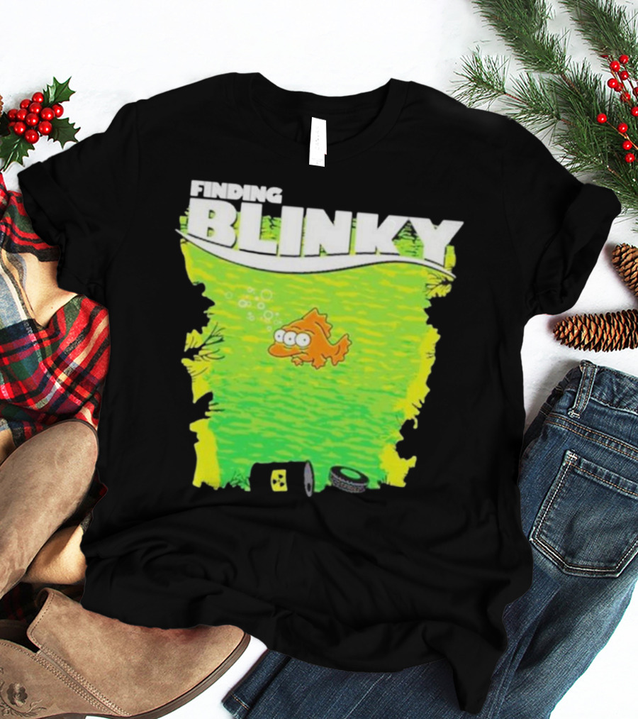 Finding Blinky Three-Eyed Fish Dump Reference T-Shirt