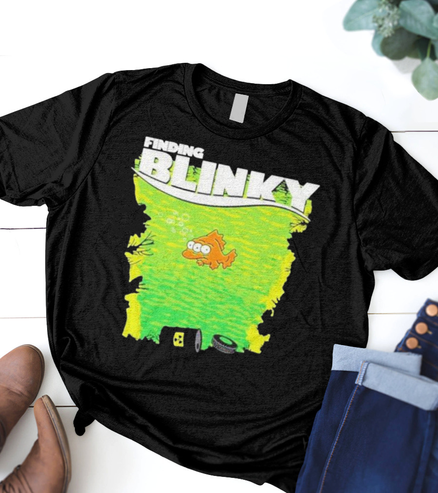 Finding Blinky Three-Eyed Fish Dump Reference T-Shirt