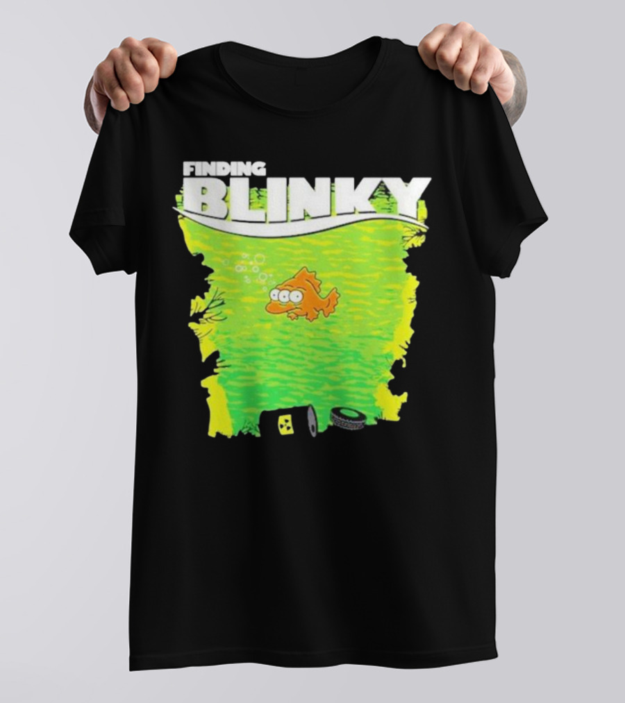 Finding Blinky Three-Eyed Fish Dump Reference T-Shirt