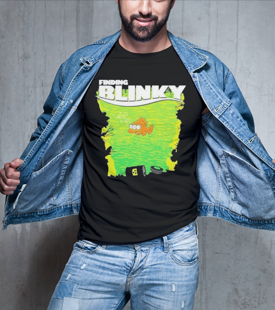 Finding Blinky Three-Eyed Fish Dump Reference T-Shirt