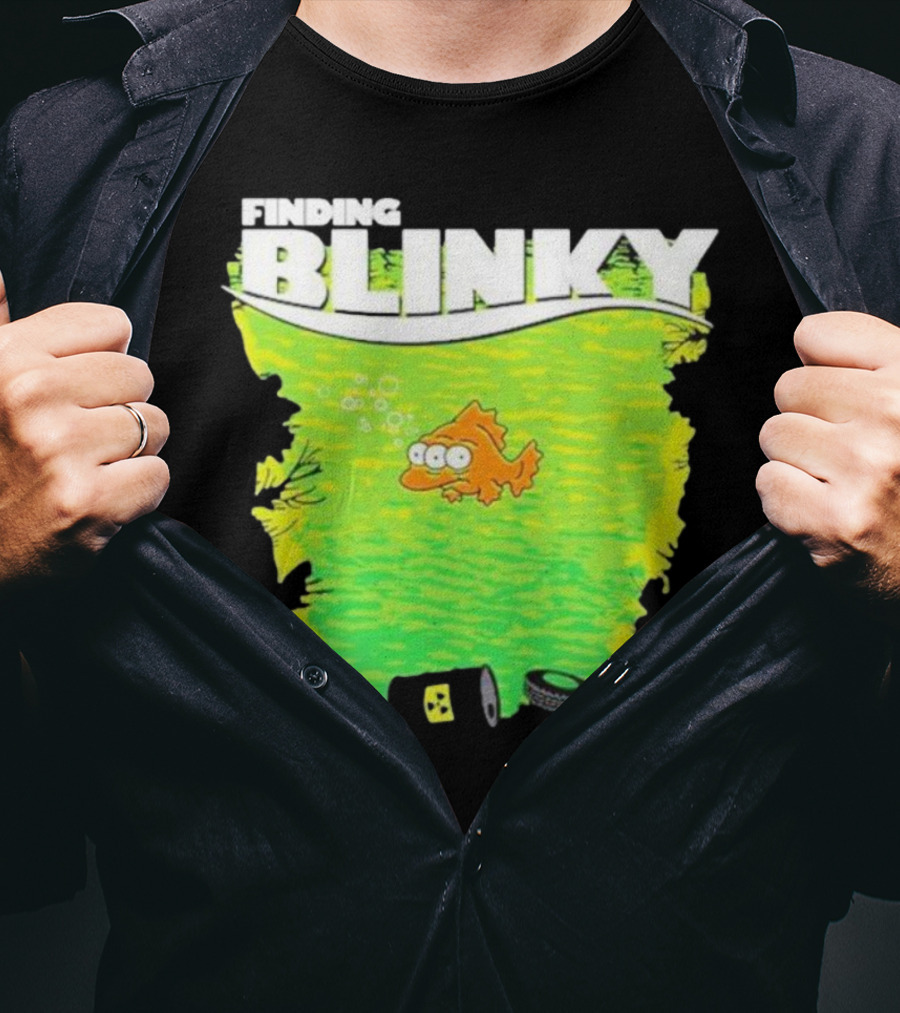 Finding Blinky Three-Eyed Fish Dump Reference T-Shirt