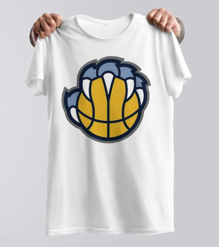 Memphis Grizzlies Claw Basketball T-Shirt