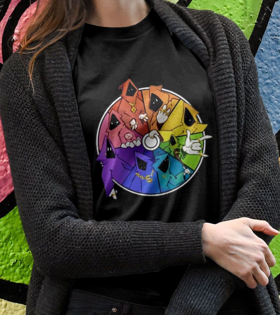 Shadow Wizard Money Gang Rainbow Circle T-Shirt