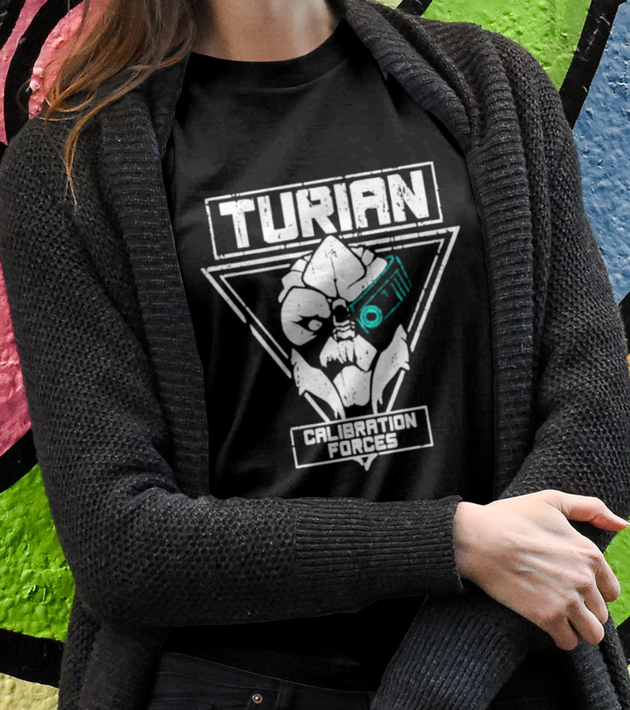Turian Calibration Forces Mass Effect Gaming T-Shirt