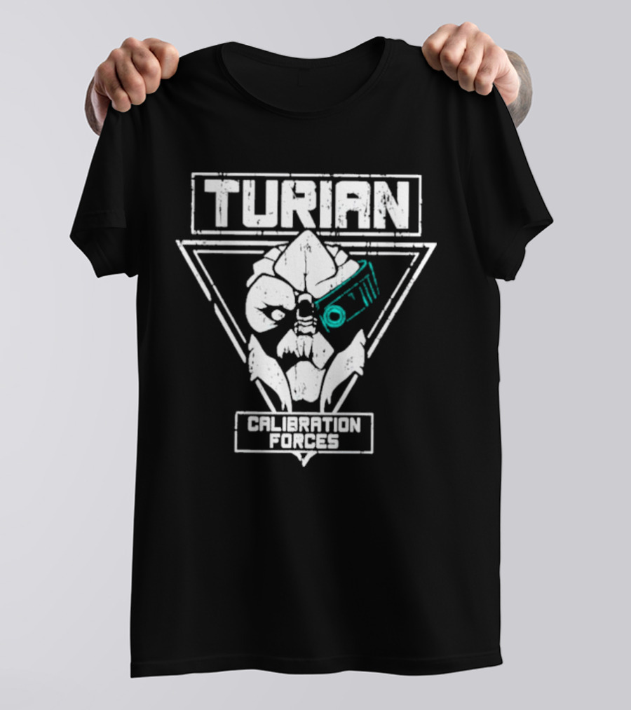 Turian Calibration Forces Mass Effect Gaming T-Shirt