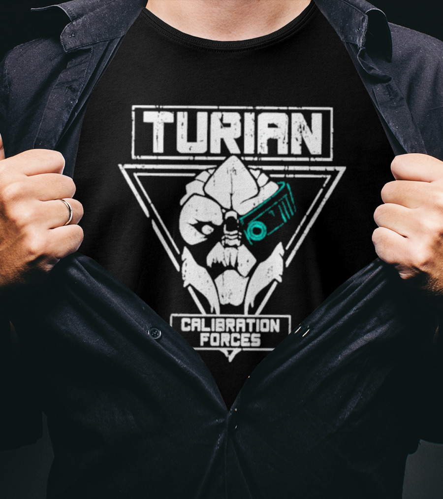 Turian Calibration Forces Mass Effect Gaming T-Shirt