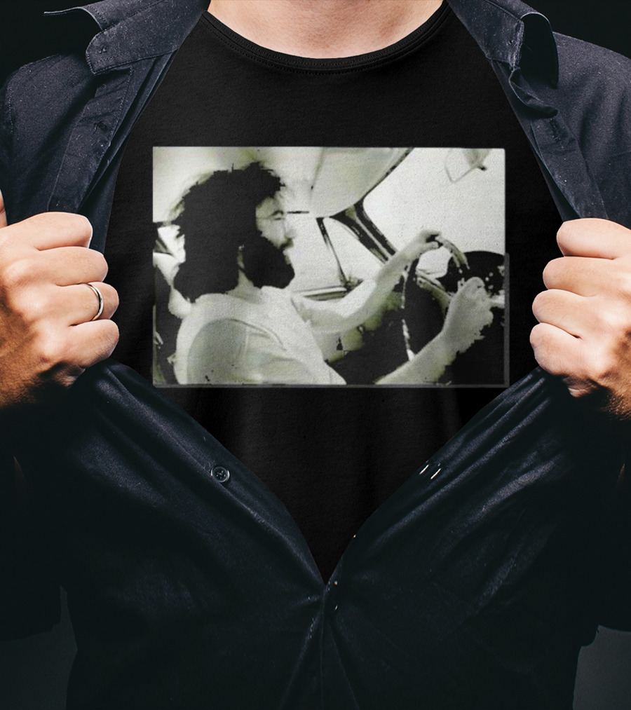 Jerry Garcia Driving Car Grand Prix Racecourse Watkins Glen T-Shirt