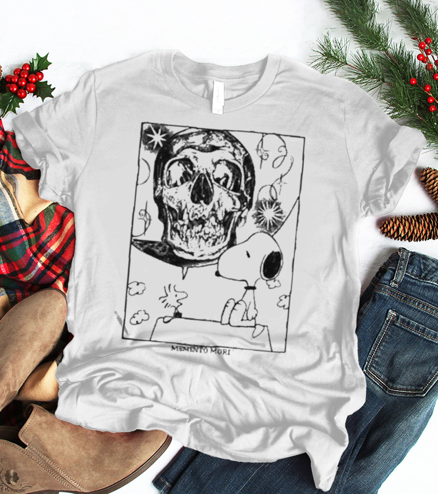 Memento Mori Snoopy Skull Art By Bbydeb T-Shirt