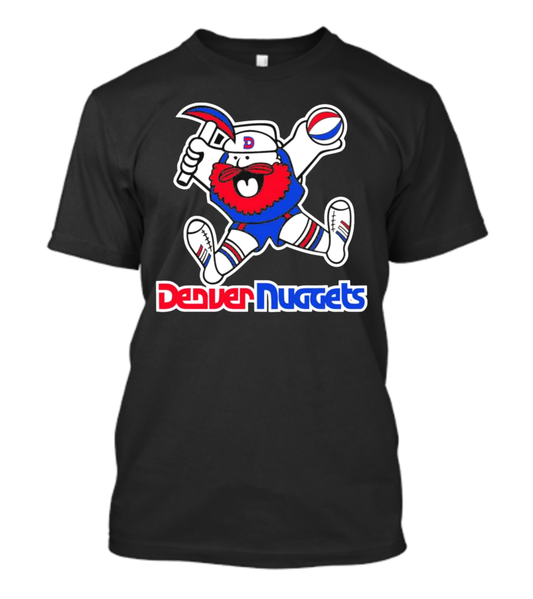 Denver Nuggets Classics Miner Mascot Throwback T-Shirt