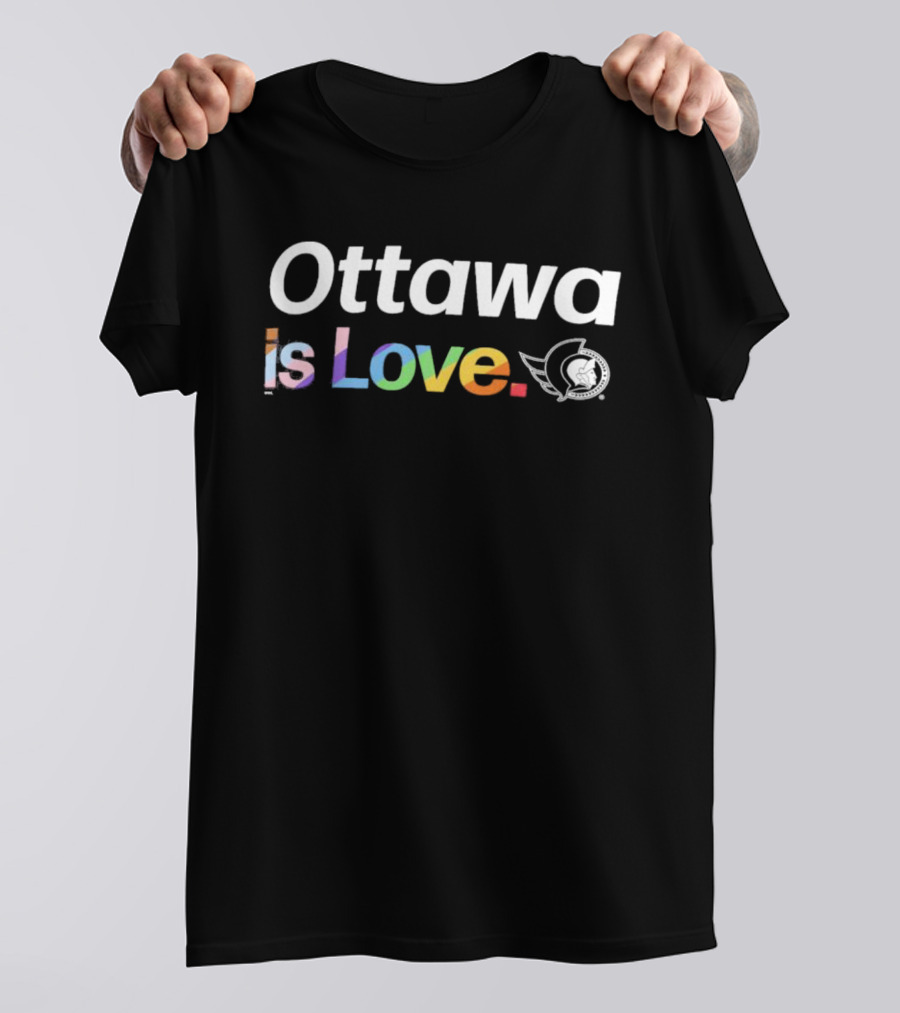 Ottawa Is Love Senators Pride T-Shirt